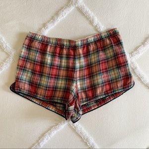 Abercrombie & Fitch Plaid Pajama Shorts